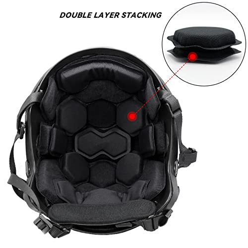 Tactical Airsoft Helmet Pads - Memory Foam Cushion 4G 1