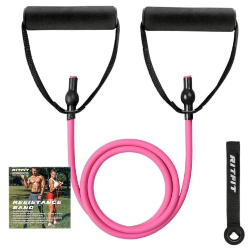 Resistance Bands with Handles & Door Anchor - 10-15lbs