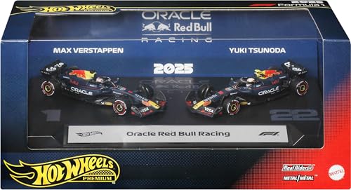 Hot Wheels Premium Formula 1 Toy Car 2-Pack - Oracle Red Bull