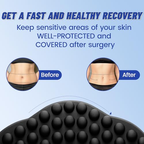 JolliLudo Black Lipo Foam Abdominal Compression Board - Post-Surgery Support