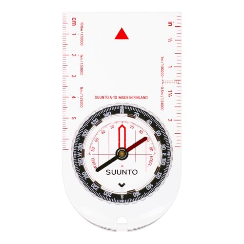 A-10 Compass - Compact Recreational Hiking Compass, Metric & Imperial