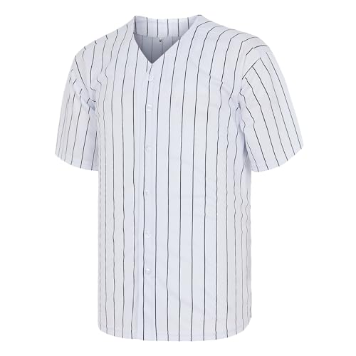 Custom Blank Baseball Jersey for Men - Short Sleeve Sports Shirt