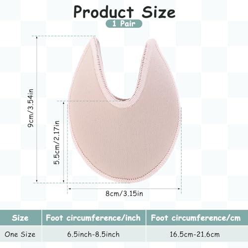 Ballet Toe Pads for Pointe Shoes - 1 Pair Toe Protectors