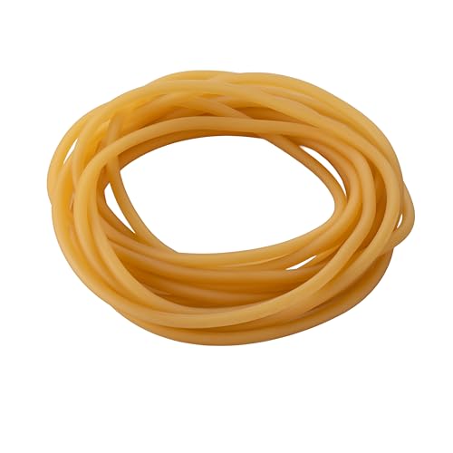 Natural Latex Rubber Band Tube - 10m Length, 3x5mm