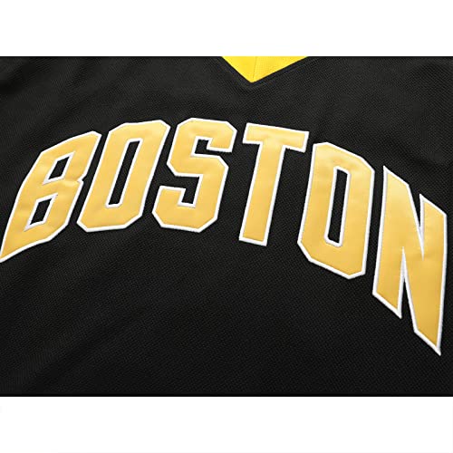 Happy Gilmore #18 Stitched Ice Hockey Jersey - Large/Black