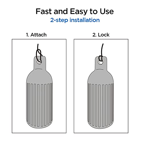 KAZINSKI EVA Boat Fenders for Docking, No Knot Marine Bumpers, Impact-Absorbing
