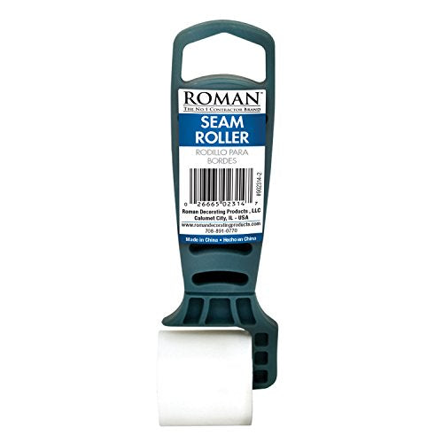 Roman Wallpaper Seam Roller, White, 1.25-inch