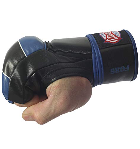 Combat Sports Pro Style MMA Gloves Black Medium - 5oz Fight Gloves