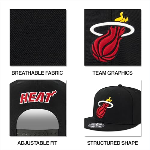 NBA Official Twill Snapback Baseball Cap for Men