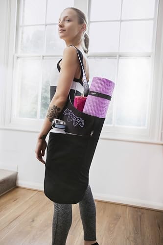 Lavender Bliss Yoga Mat Bag & Carrier with Pockets for Women - Zenifit