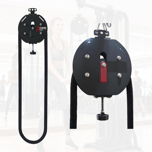 Endless Rope Trainer Pulley Cable System - Adjustable Resistance JG-PS07