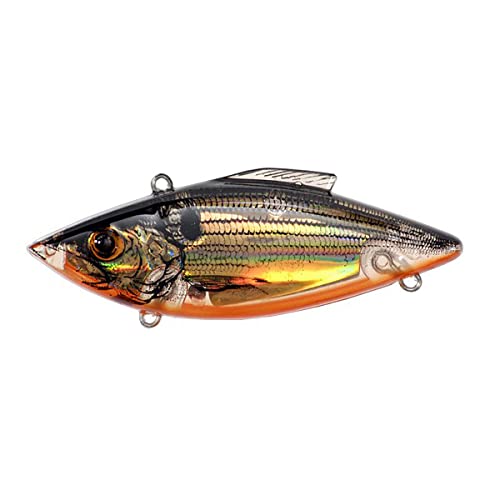Bill Lewis Lectric Gold Magnum Trap Lipless Crankbait 3/4 oz Freshwater Lure for Bass