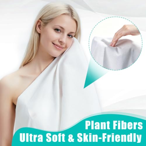 AstrivixDD 10 Pack Disposable Bath Towels 55x27.5 Inch Ultra Soft Travel Towels