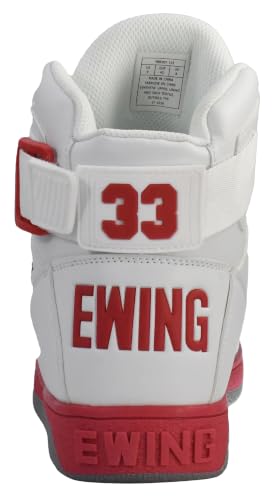 Ewing 33 HI Retro Basketball Shoes - White/Blue/Orange