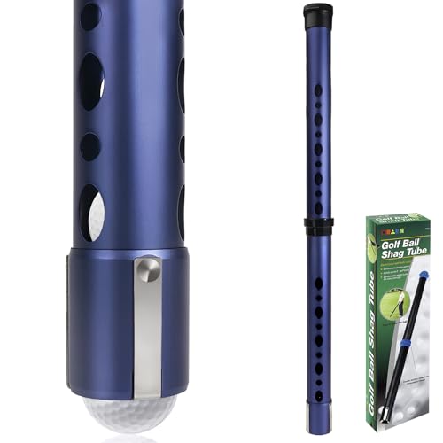 Nogcay Blue Golf Ball Picker Upper Aluminum 20-Ball Retriever Shagger