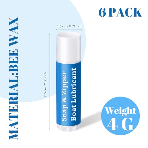 Zipper Lubricant Wax - 6 Pack Marine Maintenance Supplies