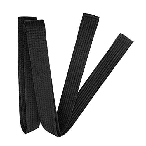 8.6ft Soft Black Martial Arts Belt for Karate & Taekwondo