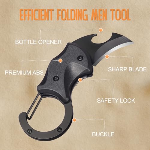 Pocket Multitool Knife with Keychain & Bottle Opener - No Engraving