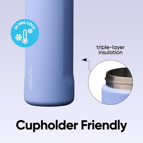 24 oz Insulated Stainless Steel Water Bottle with FreeSip Spout