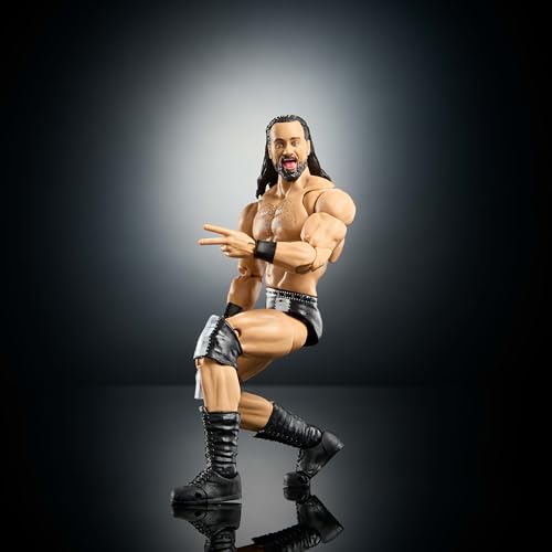 Drew McIntyre WWE Ultimate Edition Action Figure with Accessories, 6-Inch Collectible, Swappable Heads & Articulation