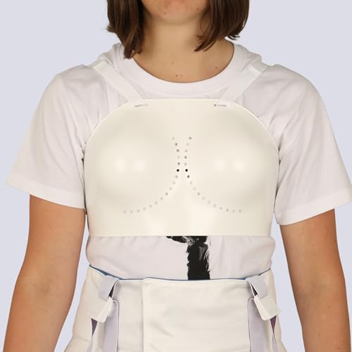 Fencing Chest Protector - Adjustable Plastic Guard - X-Small