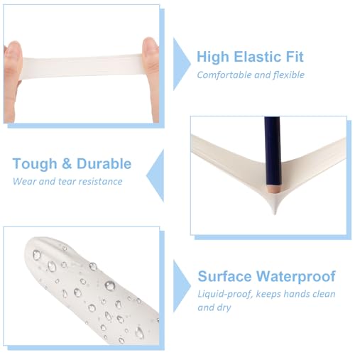 Medium Disposable Finger Cots - Latex Finger Protectors
