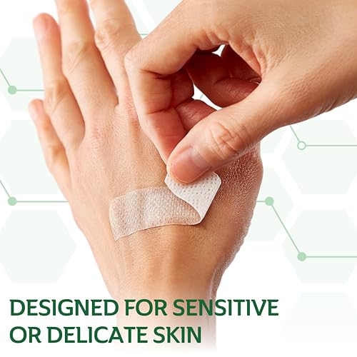 Silicone Bandages for Sensitive Skin - 20 Count, 0.75" x 3"