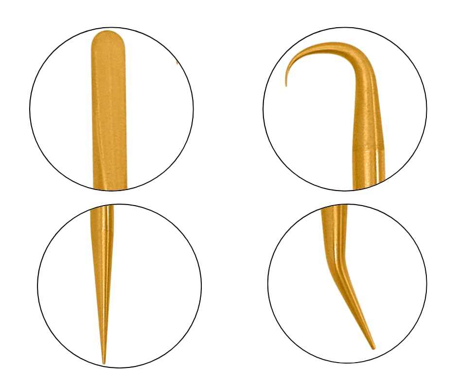 Rosemont Scuba Premium Brass Pick Kit – 2 Picks with 4 Tip Styles | O-Ring and Seal Removal Tools for Scuba Diving, Automotive, and DIY Maintenance | Durable, Scratch-Free Design