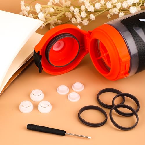Replacement Dispensing Valve Kit for 30oz Sports Water Bottles - 4 Pack