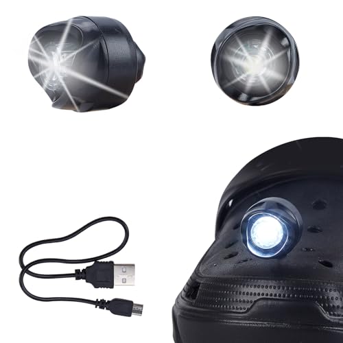 Rechargeable LED Clogs Lights - Charge Black, 72 Hour Battery