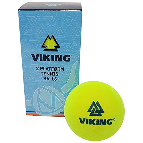Viking Extra Duty Platform Tennis Balls 2-Pack - Yellow, APTA Approved