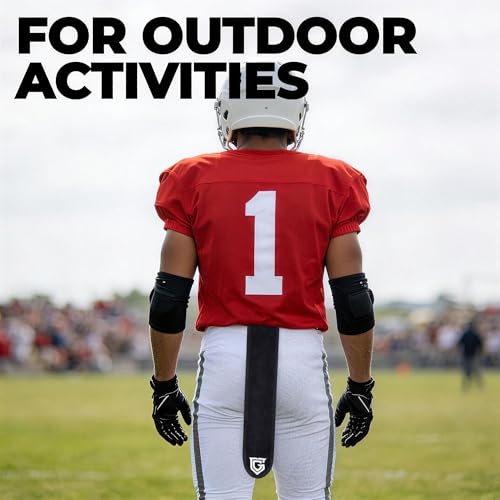 Football Streamer Towel - Lightweight Microfiber, Black