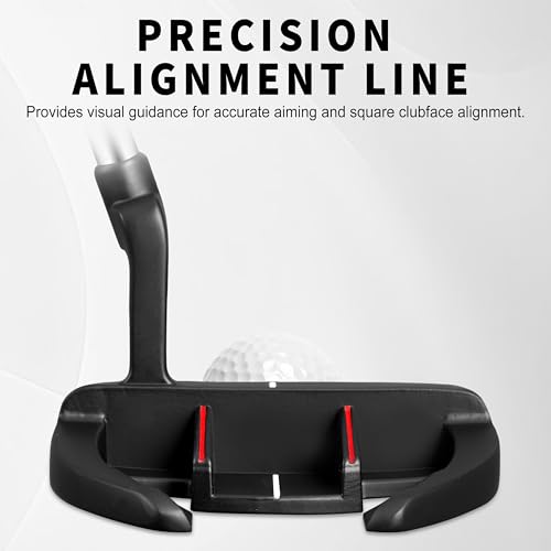 Golf Putter - Anti-Twist Mallet with Alignment Aid, 35"