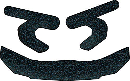 Batting Helmet Fit Kit - Black | Includes 2 Side Pads & 1 Front Pad