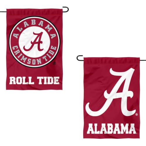 Alabama Crimson Tide Garden Flag - Double Sided 13x18