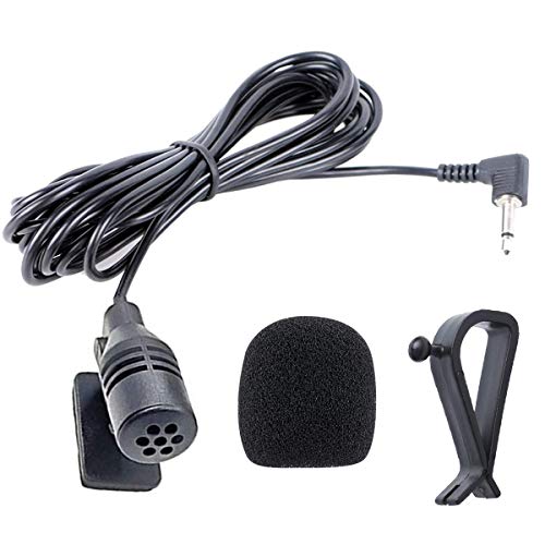 Car Microphone 3.5mm HD Voice Replacement for Kenwood, Sony, JVC, Alpine, Boss