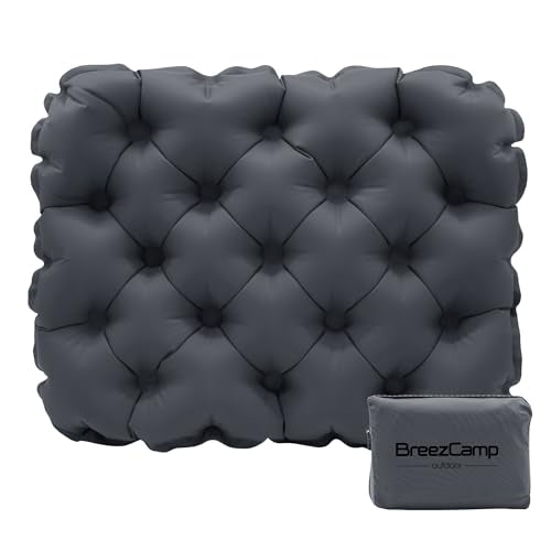 Inflatable Seat Cushion - Lightweight Anti-Slip Travel Pad - Black