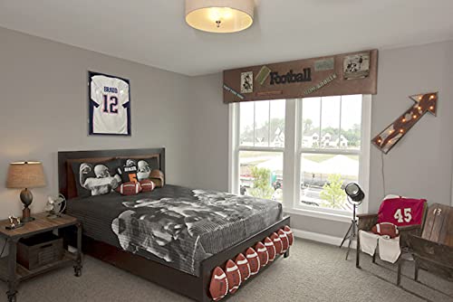 Large Lockable Jersey Display Frame with UV Protection - Matte Black