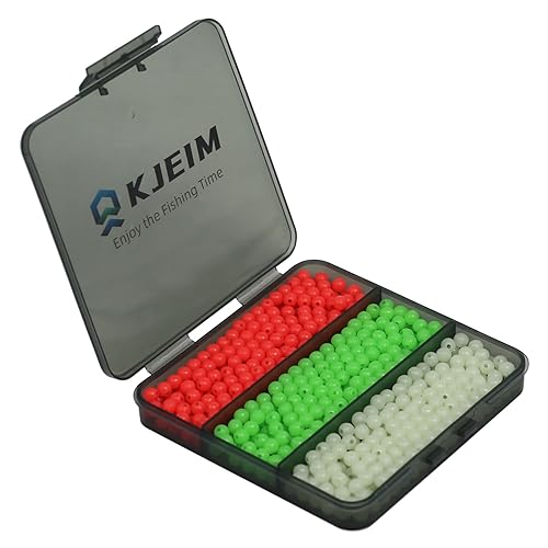 6mm Glow in The Dark Fishing Beads - 600pcs Plastic Lures