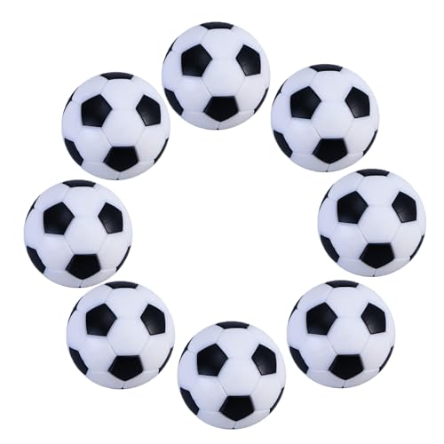 Foosball Replacement Balls - 32mm Mini Soccer Balls Black+White
