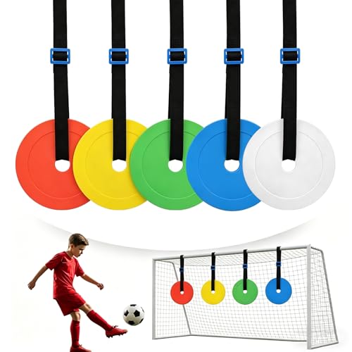5-Piece Soccer Goal Target Set for Shooting Accuracy Training