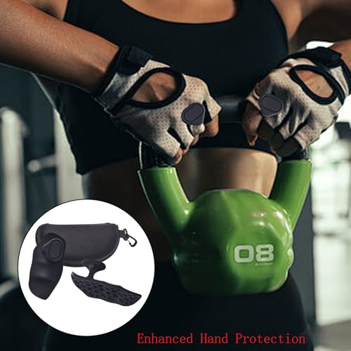 Anti-Slip Rubber Weight Grips for Weight Lifting - Gray & Black
