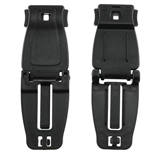 Molle Webbing Clips - 4 Pack Black Backpack Accessories