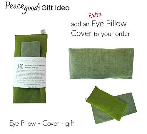Unscented Flax Eye Pillow Gift Set - Purple Amethyst - 4x8.5