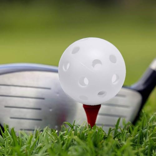 Lightweight Practice Golf Balls - 25 Pack White Plastic