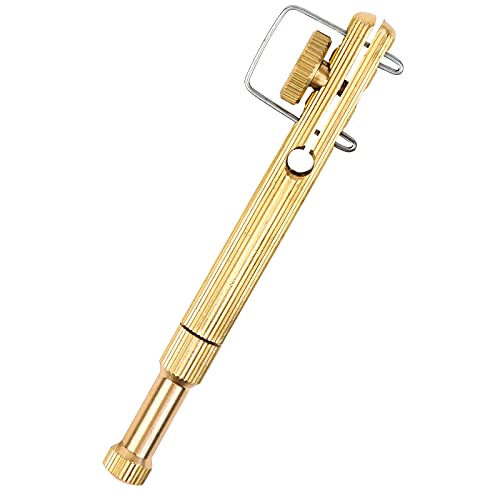 Portable Copper Fishing Line Knot Tying Tool - Gold