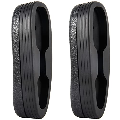 Anjilu 2-Pack Rubber Combat Butt Pads for 6-Position Rifle Stocks - Shock Absorbing Recoil Pads