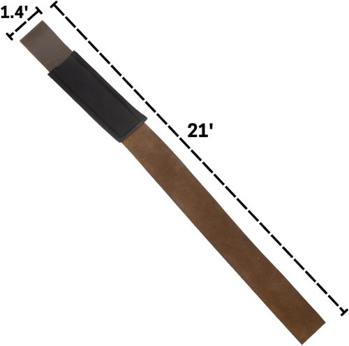 Andean Leather Weightlifting Straps - Padded Neoprene & Full Grain Leather for Strength Training