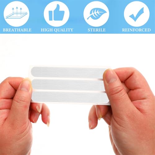 Emergency Wound Closure Tape - 24pcs Adhesive Strips 12x100mm