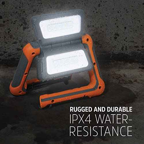 Energizer Rechargeable LED Lantern, Bright Multi-Panel Work Light, Water-Resistant Camping Lantern, Micro-USB Charging Cable, Pack of 1